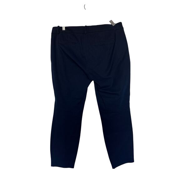 J. Crew Minnie Pants in Navy Stretch Twill, 10 - Picture 3 of 8